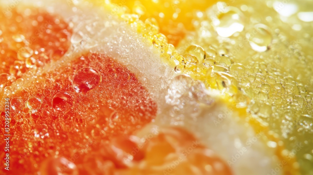 Close-up of fresh oranges and lemons, juicy texture, vibrant citrus colors, detailed macro photography, condensation on the surface, bright and zesty aesthetic Close-up of fresh oranges and lemons, juicy texture, vibrant citrus colors, detailed macro photography, condensation on the surface, bright and zesty aesthetic