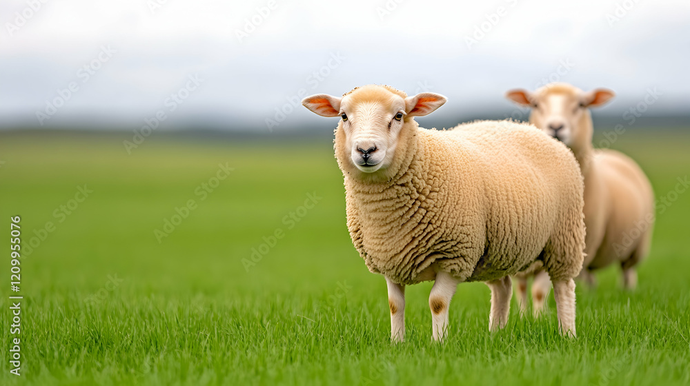 Glückliche Rentiere in einer Herde auf einer großen Weide in Norwegen, Skandinavien. Gute und ökologische Tierhaltung in der Landwirtschaft. Glückliche Rentiere in einer Herde auf einer großen Weide in Norwegen, Skandinavien. Gute und ökologische Tierhaltung in der Landwirtschaft.