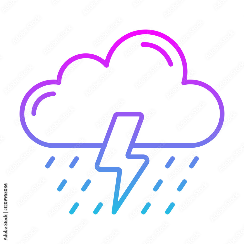 Thunderstorm Icon Thunderstorm Icon
