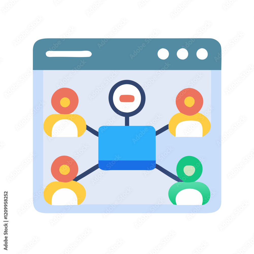 meeting web icon vector illustration, transparent background meeting web icon vector illustration, transparent background