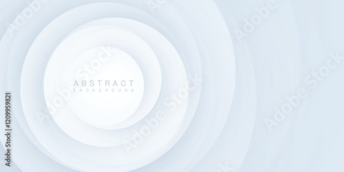 gray gradient background banner design, realistic abstract circle shadow vector