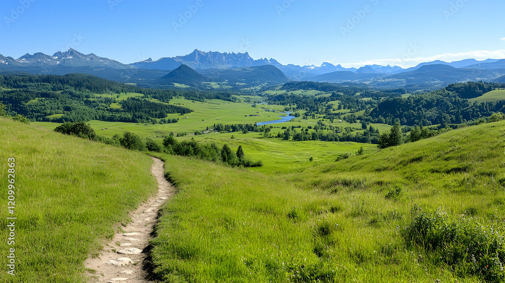 Fototapeta premium Lägh dal Lunghin 