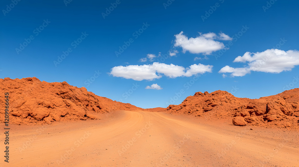 Naklejka premium Mid West - Western Australia is a sparsely populated region extending from the west coast of Western Australia, about 200 kilometres (120 mi) from Perth