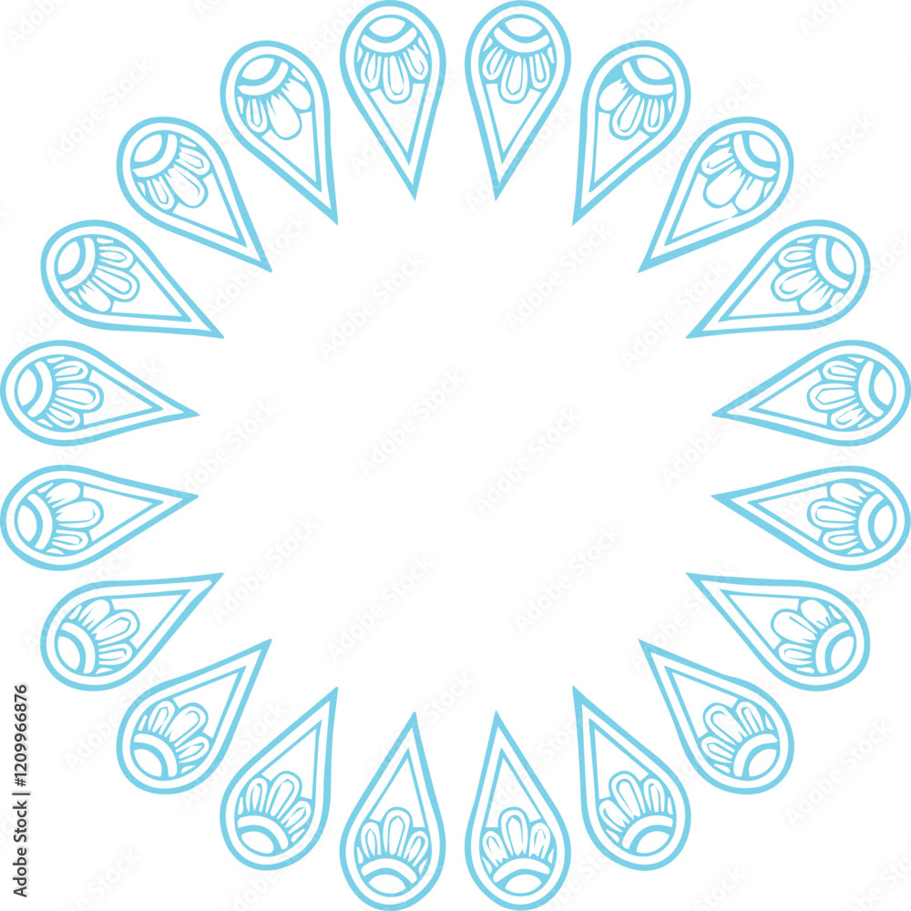 Beautiful flower art and mandala vector design Beautiful flower art and mandala vector design