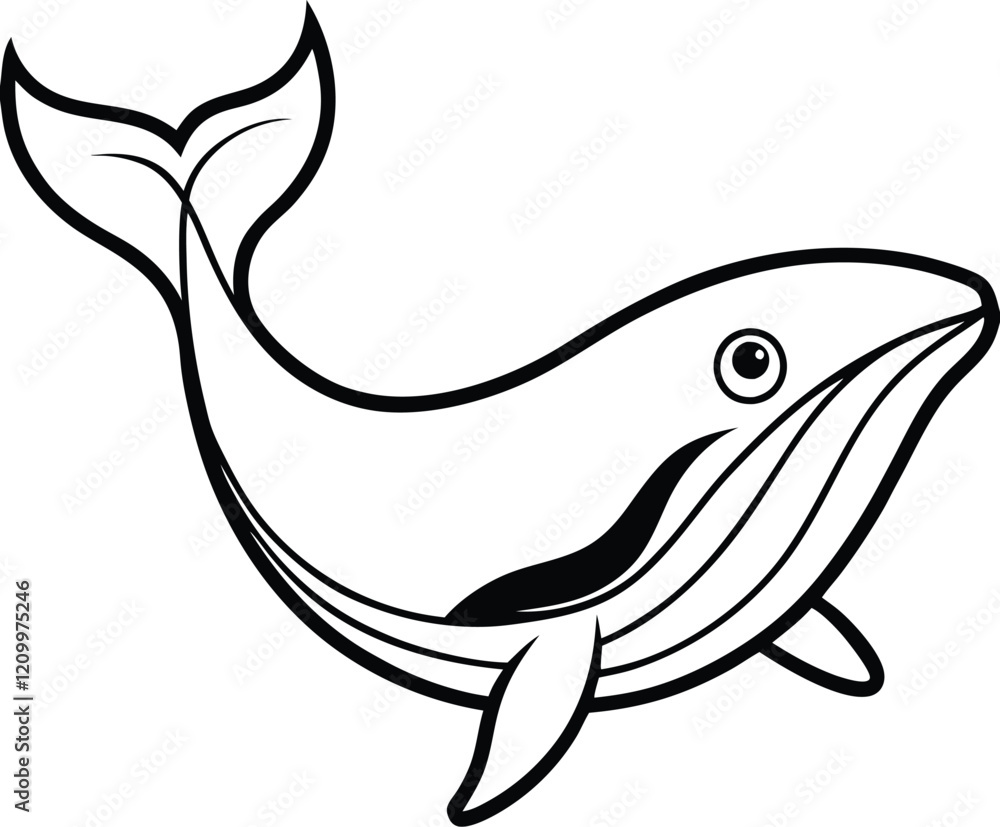 Obraz premium Whale fish