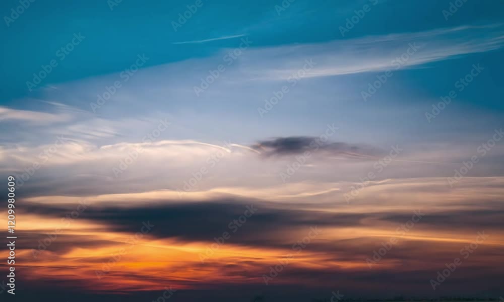 A soft gradient where the warm orange bottom fades seamlessly into a cool blue top, with subtle, blurred horizontal lines suggesting a hazy horizon A soft gradient where the warm orange bottom fades seamlessly into a cool blue top, with subtle, blurred horizontal lines suggesting a hazy horizon