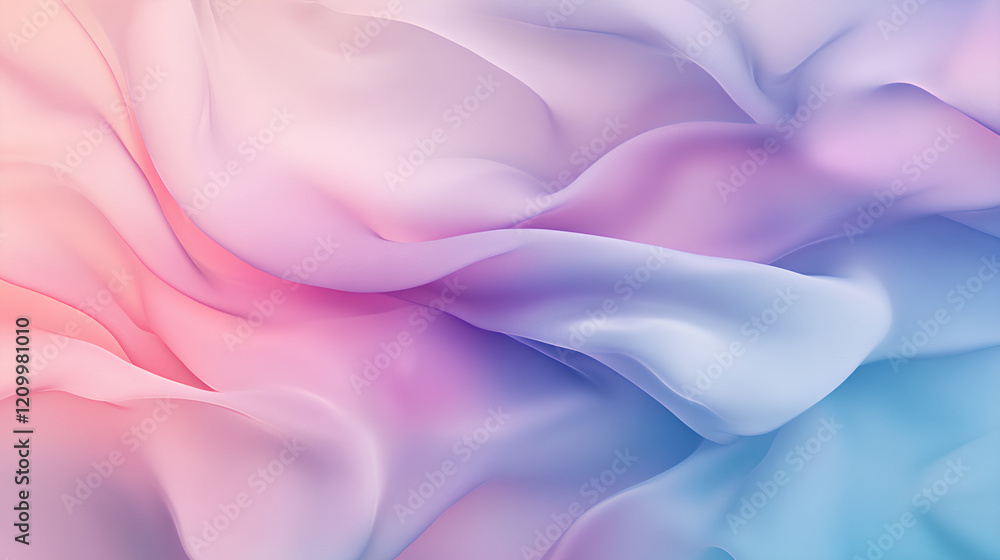 Obraz premium Fluid Gradient Background in Blue, Purple, and Pink with Soft Transitions
