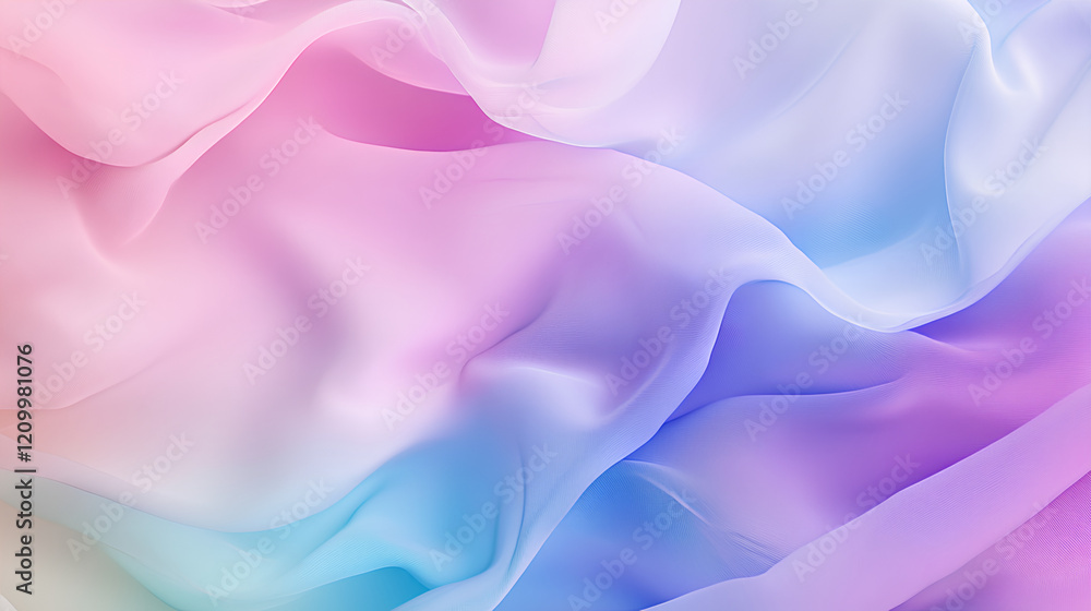 Fototapeta premium Fluid Gradient Background in Blue, Purple, and Pink with Soft Transitions