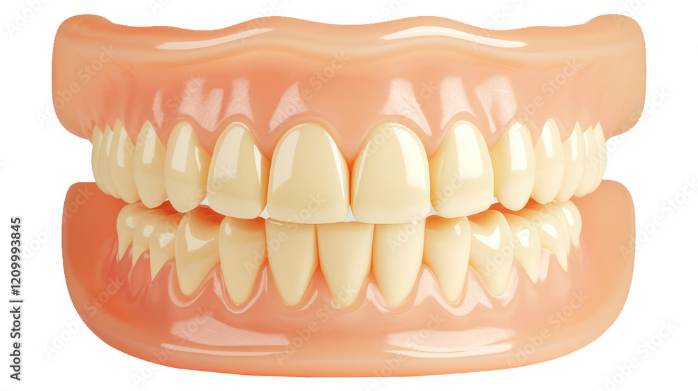 Realistic Dental Model of Upper and Lower Teeth and Gums Display Realistic Dental Model of Upper and Lower Teeth and Gums Display