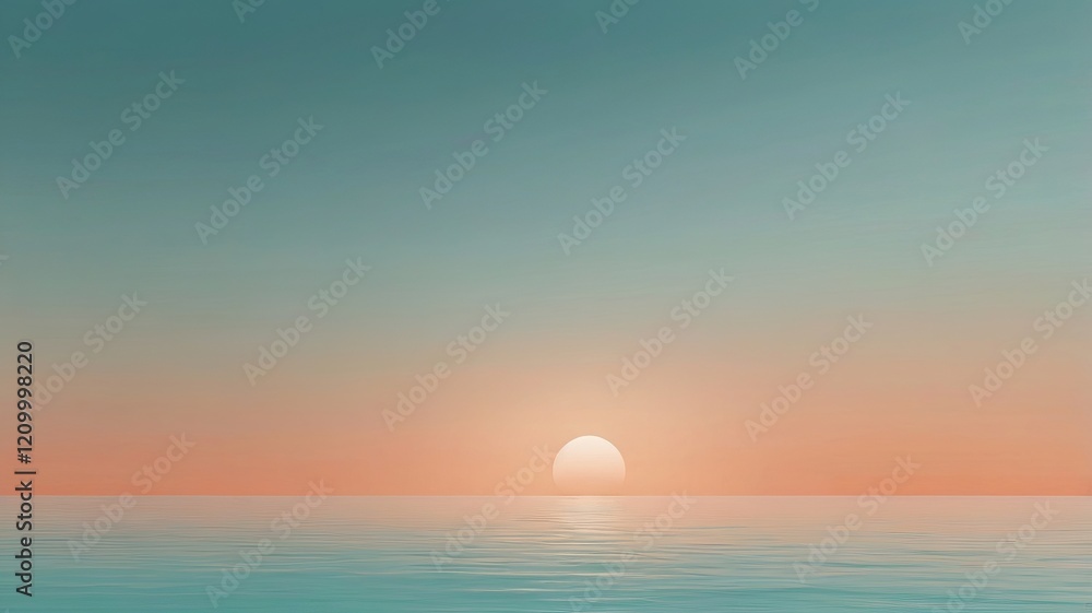 Serene Gradient Background from Light Teal to Peach – Calm and Minimalistic Design Serene Gradient Background from Light Teal to Peach – Calm and Minimalistic Design