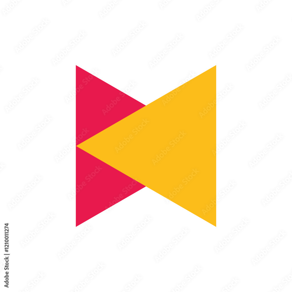 Line and Triangle Logo Template Icon Line and Triangle Logo Template Icon
