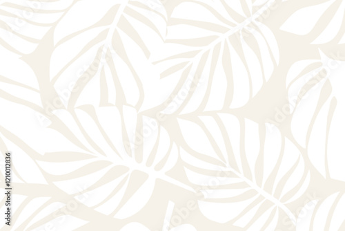 Tropical leaf background design, trendy minimalistic backdrop