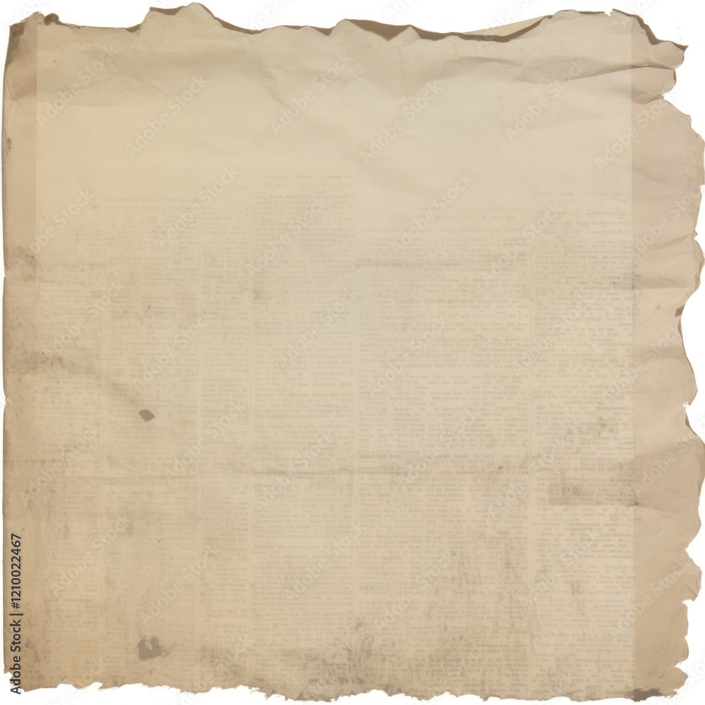 Newspaper ripped paper text canvas linen Newspaper ripped paper text canvas linen