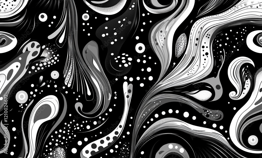 abstract black and white seamless pattern abstract black and white seamless pattern