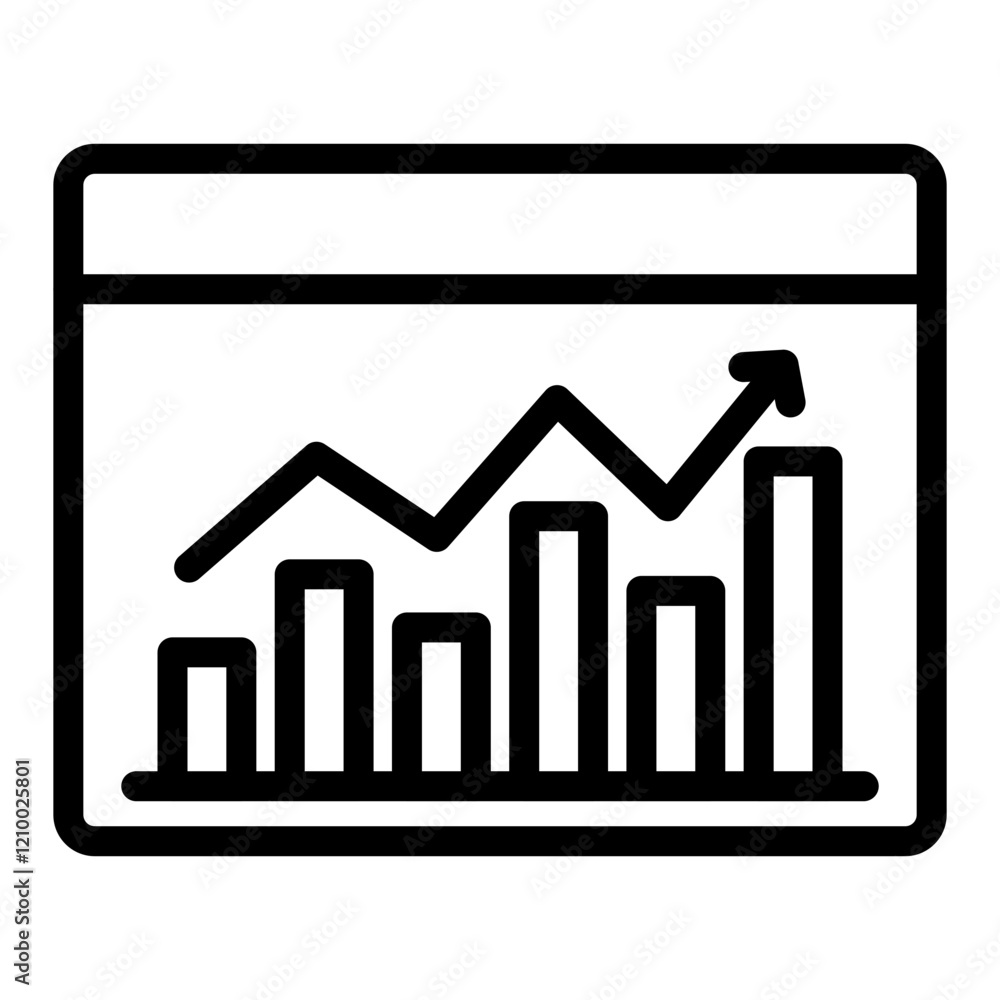 Vector Design Stock Market Icon Style Vector Design Stock Market Icon Style