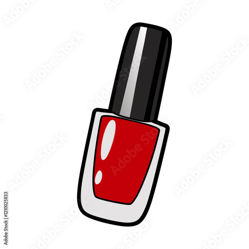 Minimalist Nail Beauty Design Vector.
