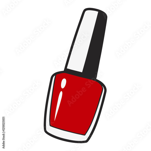 Minimalist Nail Beauty Design Vector.