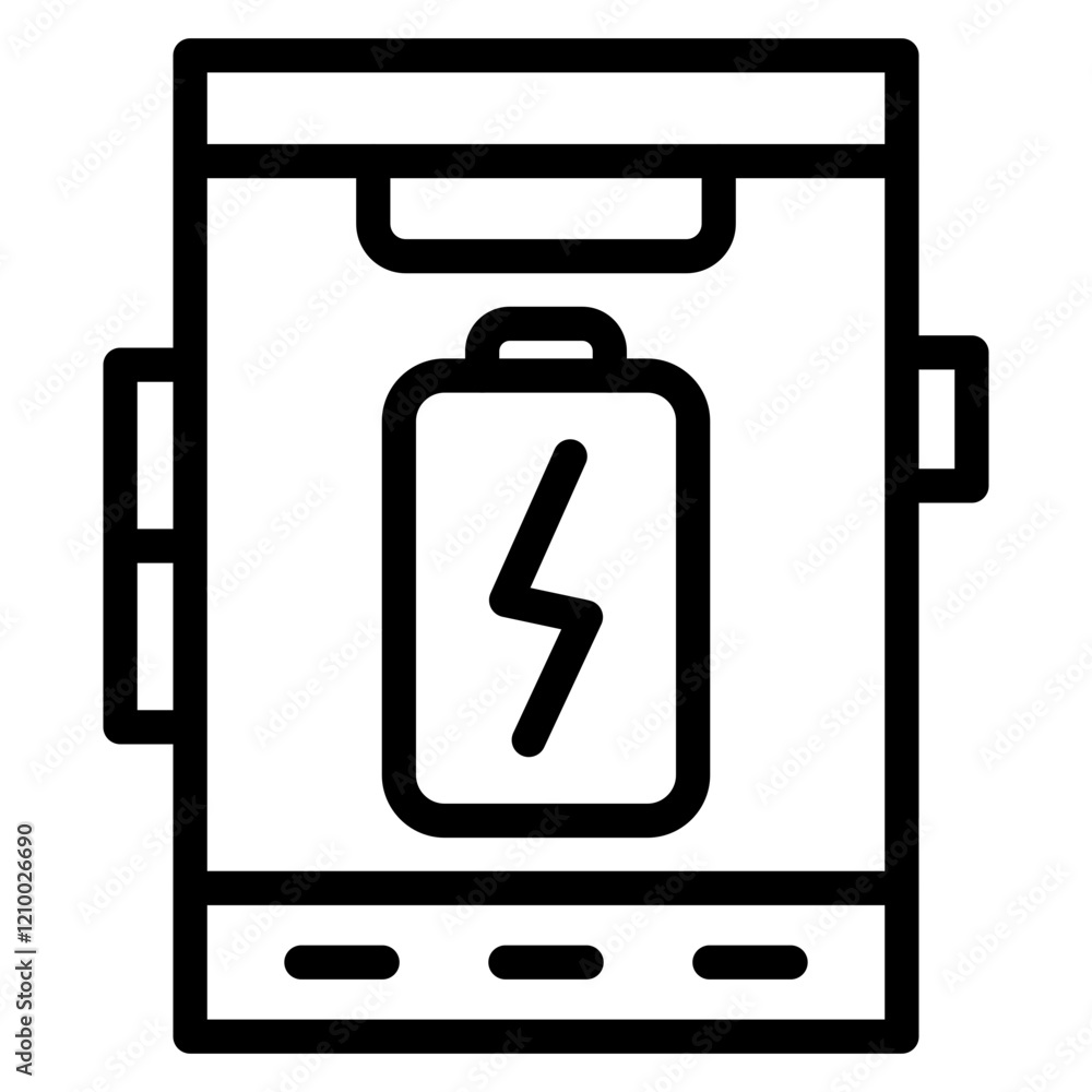 Vector Design Mobile Battery Icon Style Vector Design Mobile Battery Icon Style