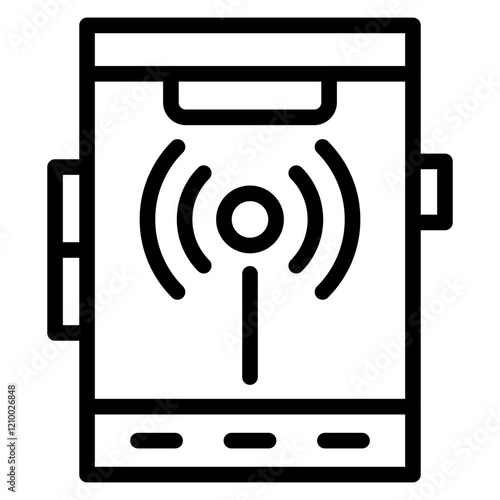 Vector Design Mobile Hotspot Icon Style