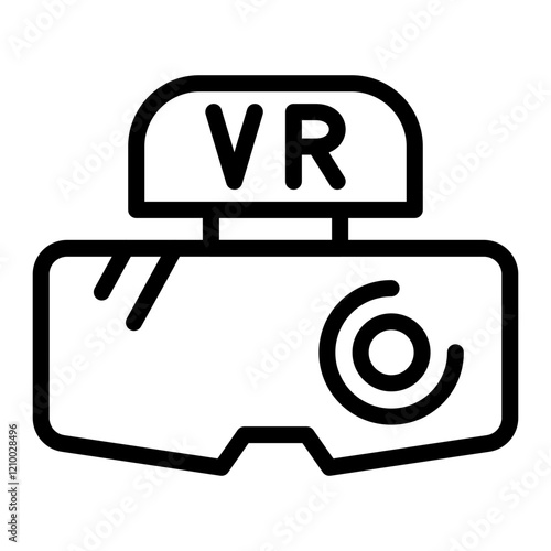 Vector Design Virtual Reality Icon Style