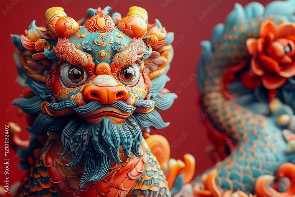 IMLEK barongsai chinese dragon statue IMLEK barongsai chinese dragon statue
