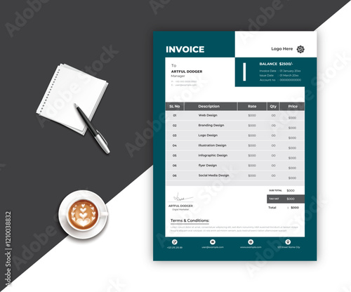 Minimal Invoice Layout