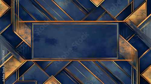 blue metal background