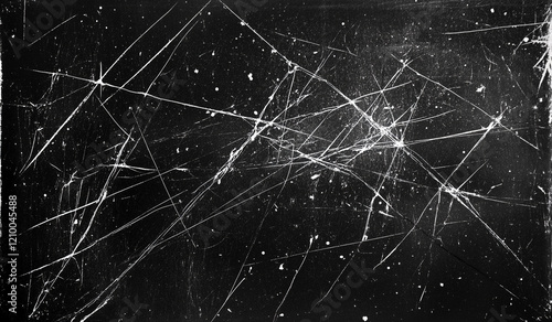 Black and white texture with scratches and marks