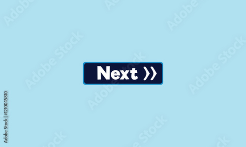 Next button icon vector illustration