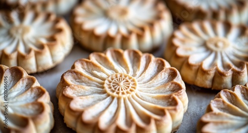 A close-up of Maamoul, a delicious Arabic pastry made for Easter in Lebanon photo