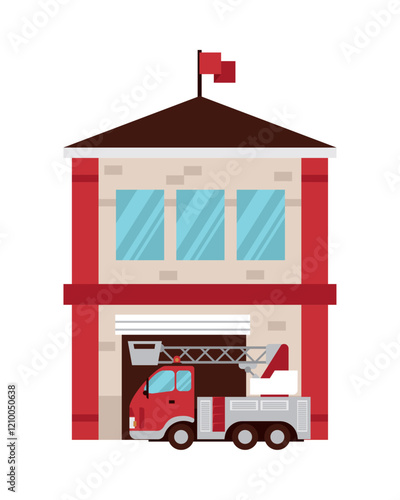 firefighter station building