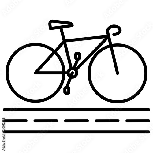 bicycle path Icon