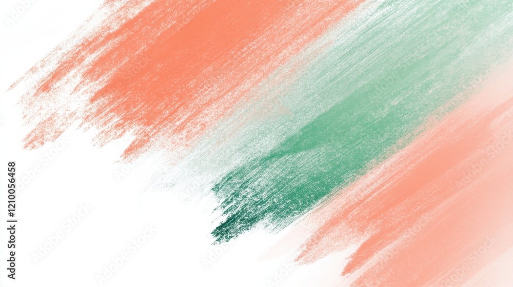 Soft pencil strokes create an artistic blend of colors on a minimalist white background in a creative workspace