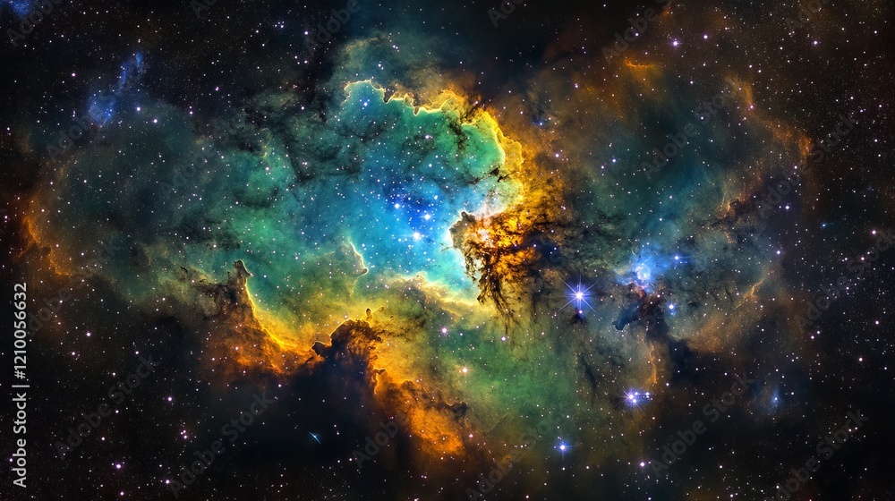Colorful space nebula with glowing stars, deep cosmic colors, vibrant and dynamic, high detail, infinite and magical, bright and dreamy Colorful space nebula with glowing stars, deep cosmic colors, vibrant and dynamic, high detail, infinite and magical, bright and dreamy