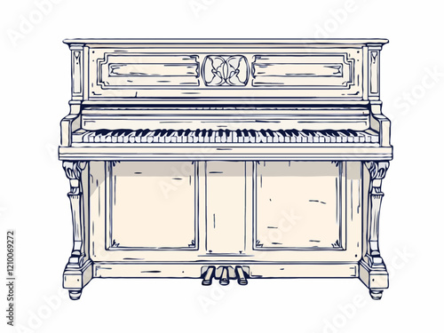 old piano