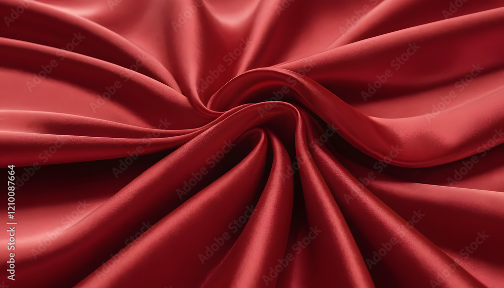 Obraz premium Capture the elegance of luxury satin fabric in stunning 4K. Soft folds and shimmering highlights create the perfect background for fashion, beauty, and premium product visuals.