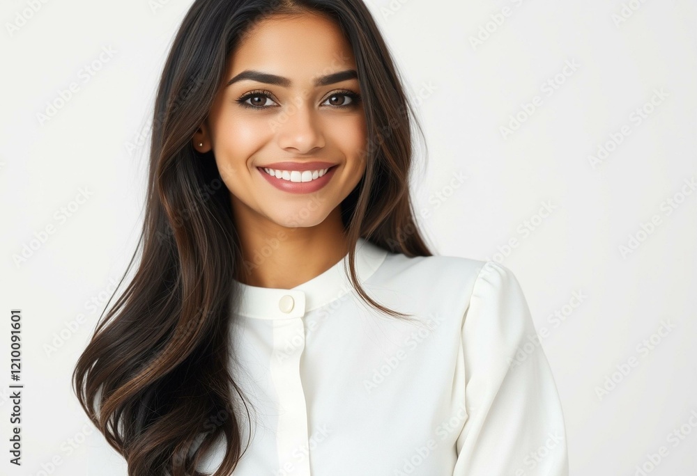 Portrait of a confident and smiling Latin American woman Portrait of a confident and smiling Latin American woman