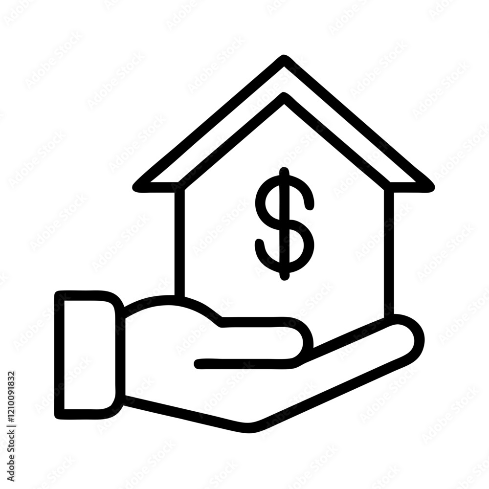 affordable housing icon, affordable housing line art - simple line art of affordable housing, perfect for affordable housing logos and icons affordable housing icon, affordable housing line art - simple line art of affordable housing, perfect for affordable housing logos and icons