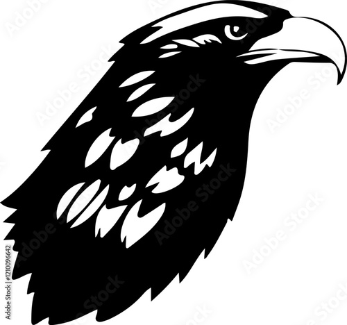  eagle head silhouette art