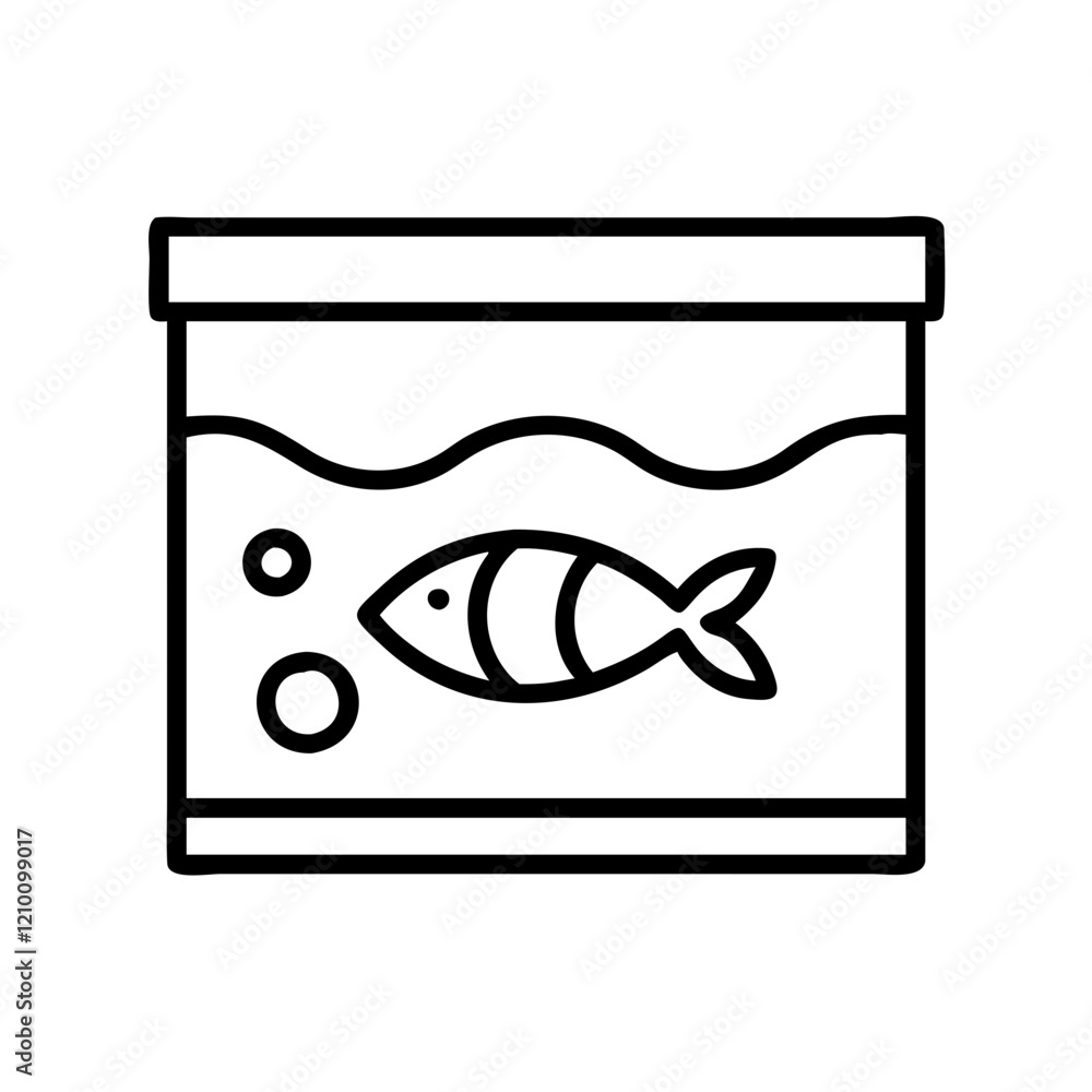 aquarium icon, aquarium line art - simple line art of aquarium, perfect for aquarium logos and icons aquarium icon, aquarium line art - simple line art of aquarium, perfect for aquarium logos and icons