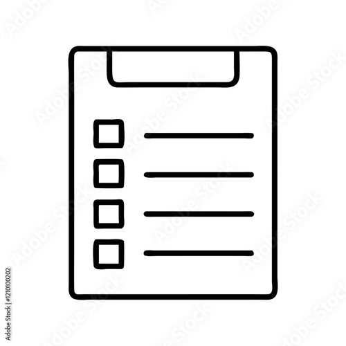 attendance sheet icon, attendance sheet line art - simple line art of attendance sheet, perfect for attendance sheet logos and icons