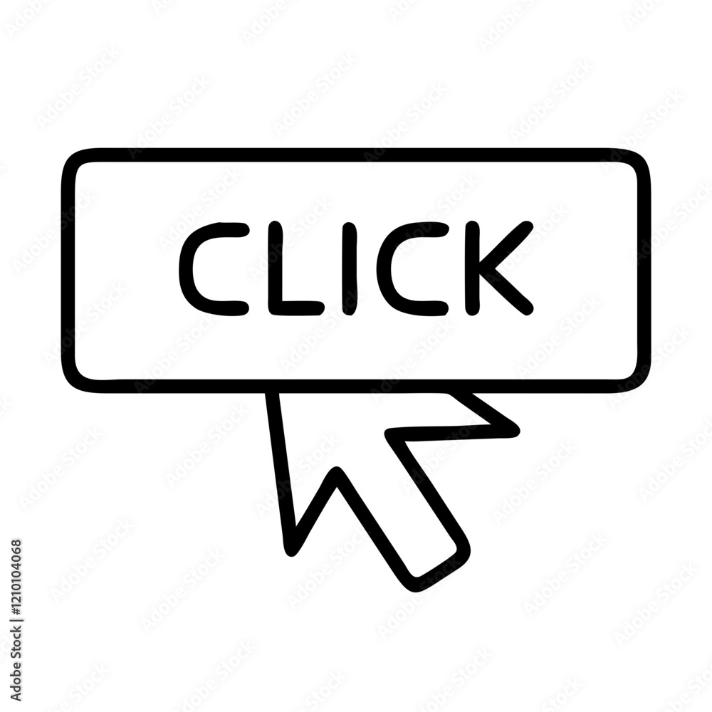 banner click icon, banner click line art - simple line art of banner click, perfect for banner click logos and icons banner click icon, banner click line art - simple line art of banner click, perfect for banner click logos and icons