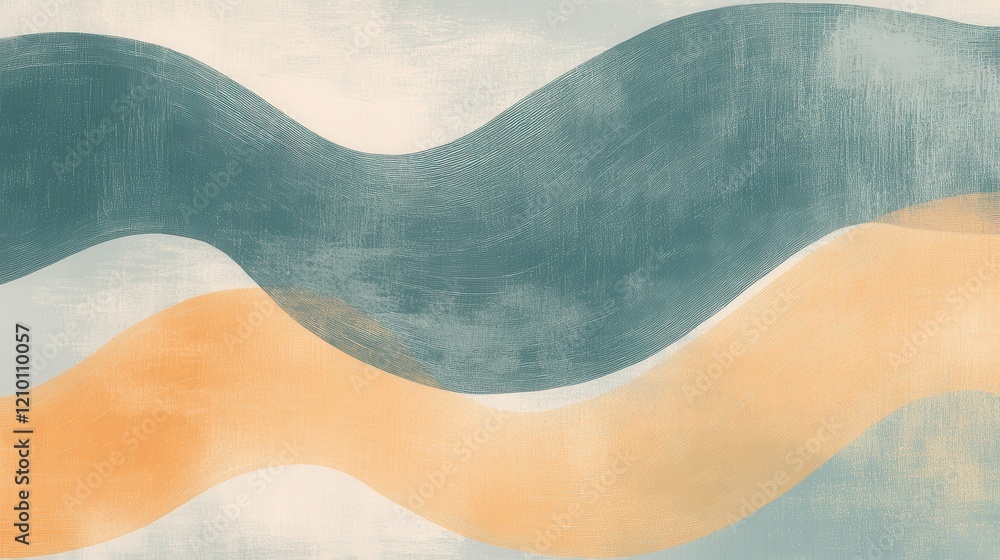 Minimalist wavy gradient design featuring soothing pencil strokes in muted tones Minimalist wavy gradient design featuring soothing pencil strokes in muted tones