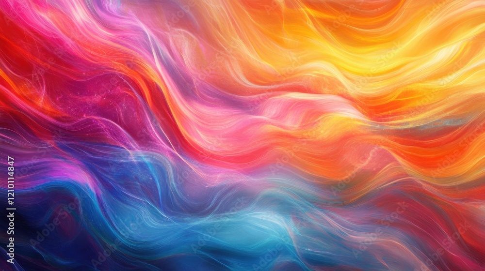 a colorful abstract painting with a swirly pattern a colorful abstract painting with a swirly pattern