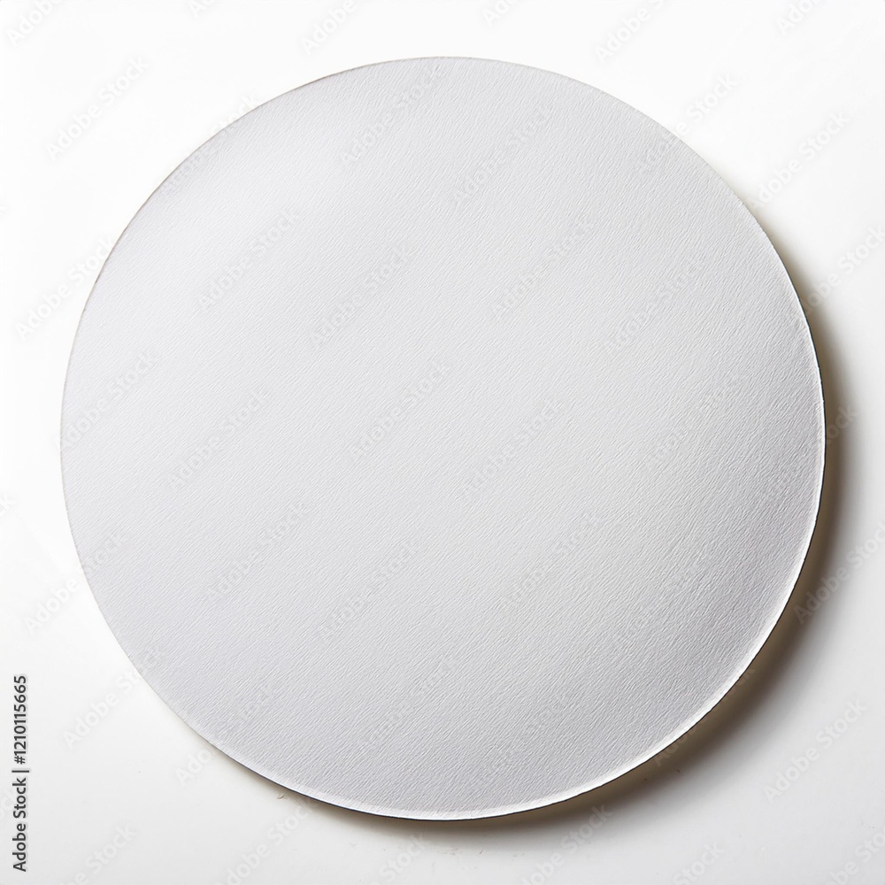 white round sticky note on white background white round sticky note on white background