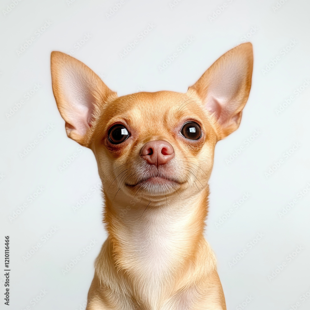 charming Chihuahua with smooth coat and large ears, showcasing its playful personality and alert expression. This tiny breed is known for its loyalty and vibrant character charming Chihuahua with smooth coat and large ears, showcasing its playful personality and alert expression. This tiny breed is known for its loyalty and vibrant character