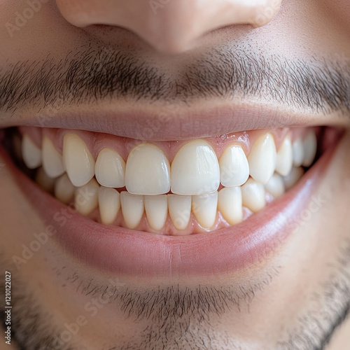 Man Teeth Isolated