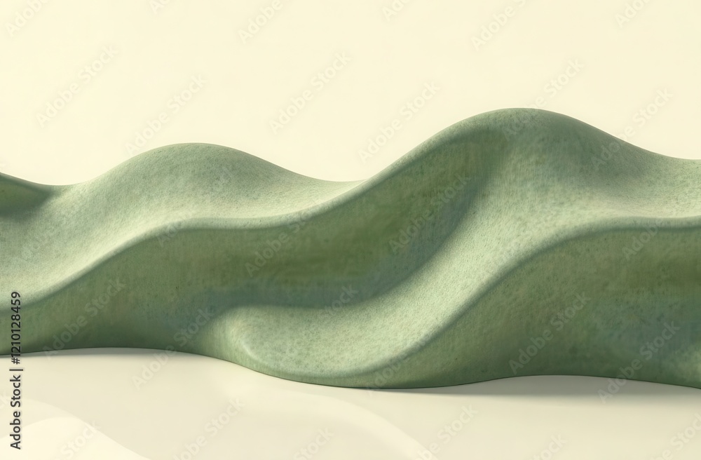 abstract background with green olive waves abstract background with green olive waves