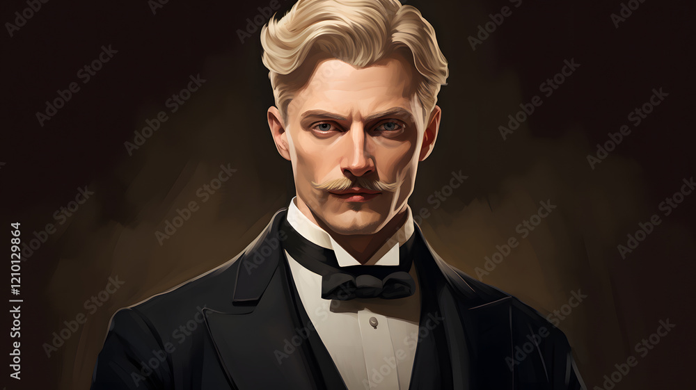 Obraz premium Gentleman in Black