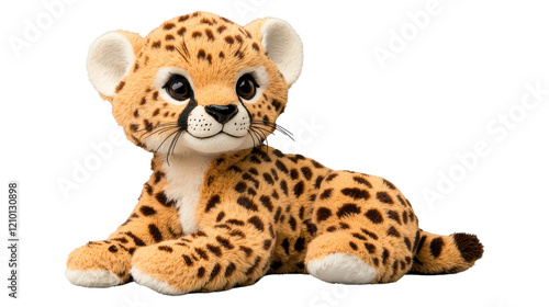 A stuffed animal that looks like a baby jaguar photo